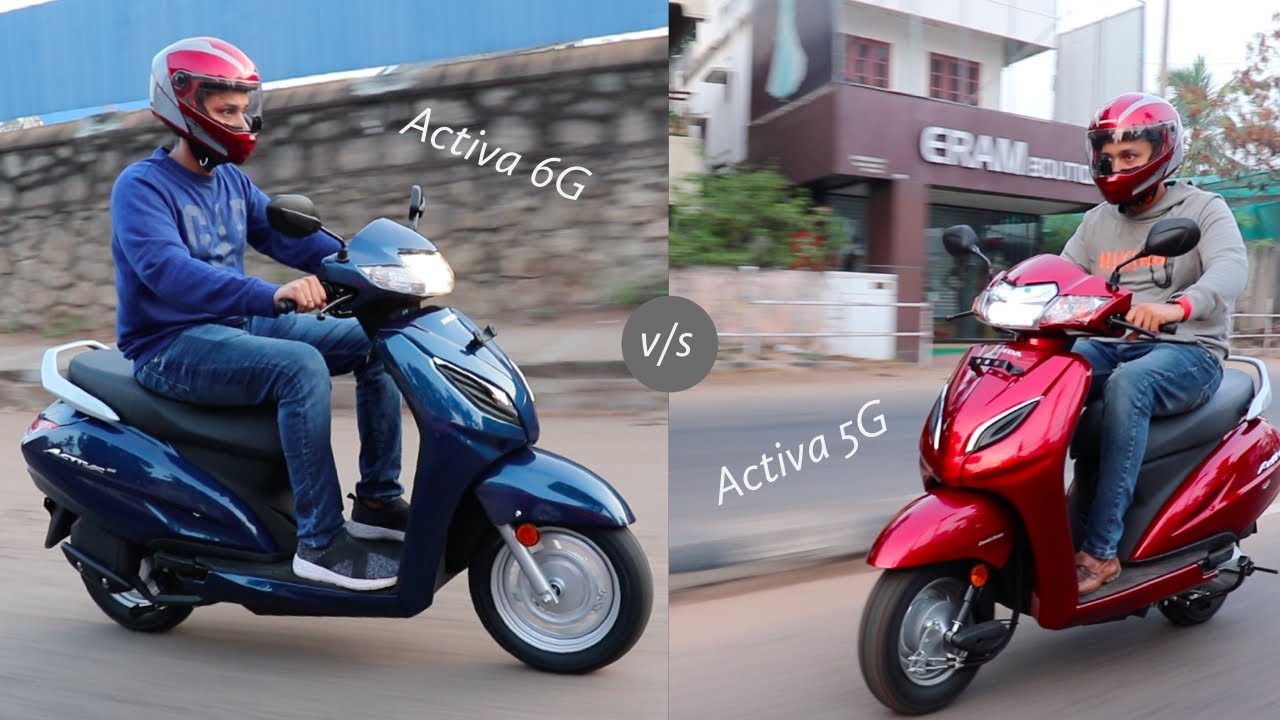 Honda Activa 6G v/s Honda Activa 5G detailed comparison!!