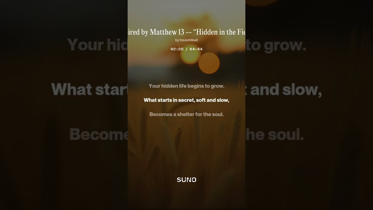 “Hidden in the Fields” - Matthew 13 Inspired #alternative #indie #emo