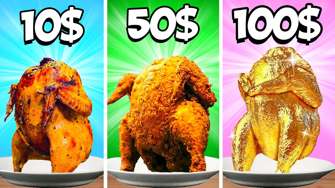 10$ vs 50$ vs 100$ Poulet par VANZAI