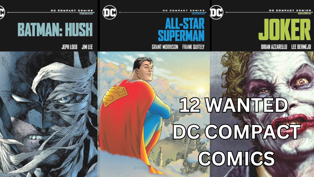 12 Wanted DC Compact Comics