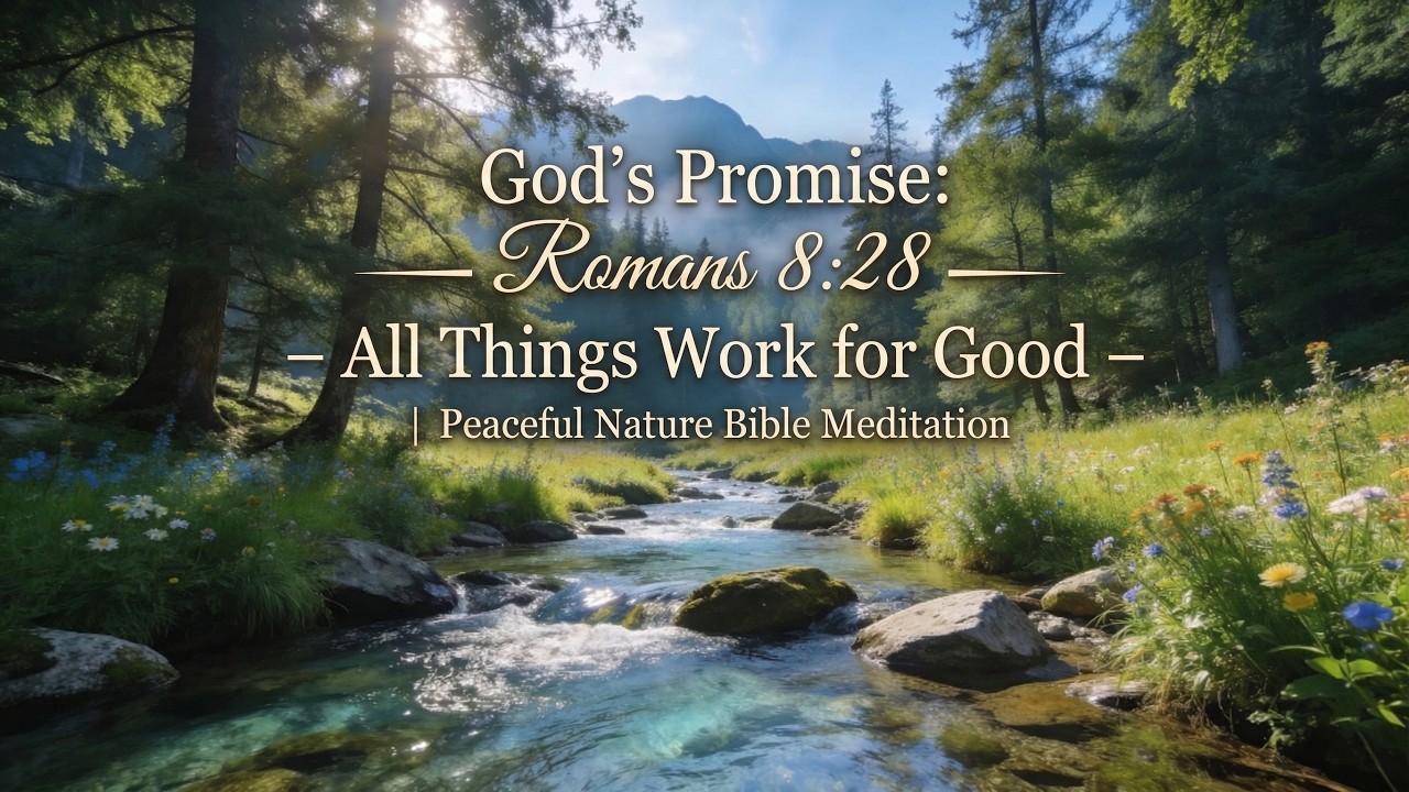 Calming Moment In scripture | Peaceful Nature Bible Meditation