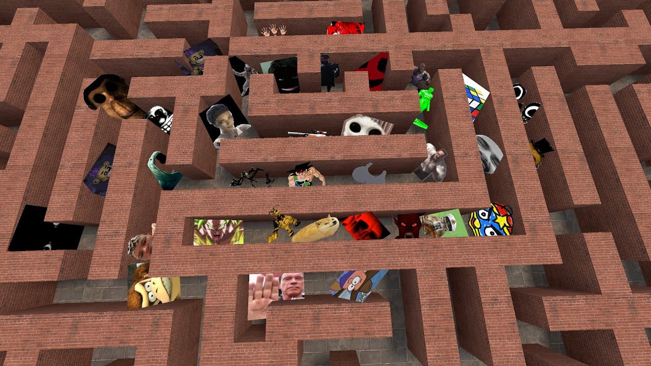 Nextbots Maze !!!