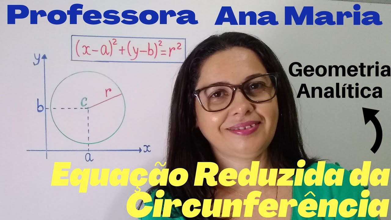EQUAÇÃO REDUZIDA DA CIRCUNFERÊNCIA COM EXERCÍCIOS