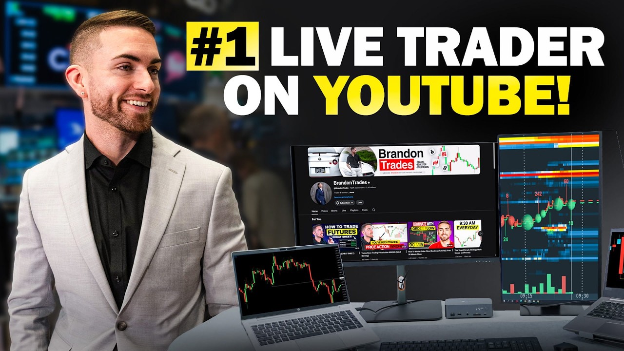 Live Futures Trading: NQ Order Flow Session | BrandonTrades
