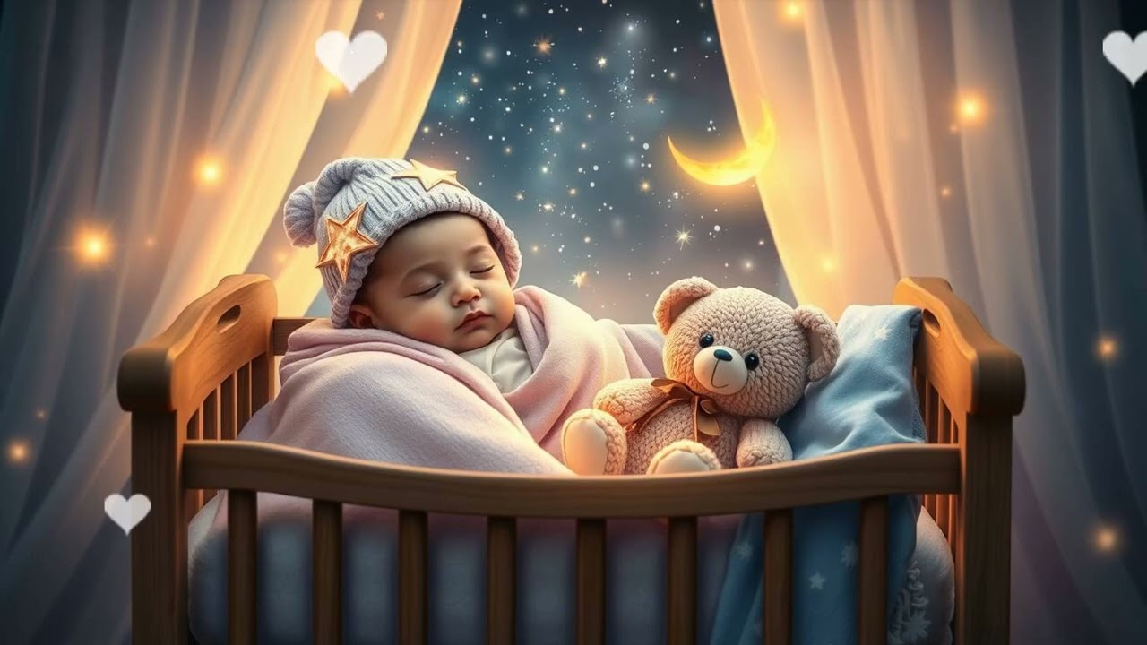 ☔ Baby Sleep Under Gentle Rain 🌧️ Soothing Lullaby Sounds 🌙