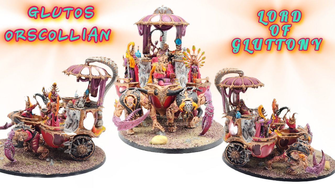 Painted Glutos Orscollian the Lord of Gluttony | Slaanesh | Warhammer Age of Sigmar