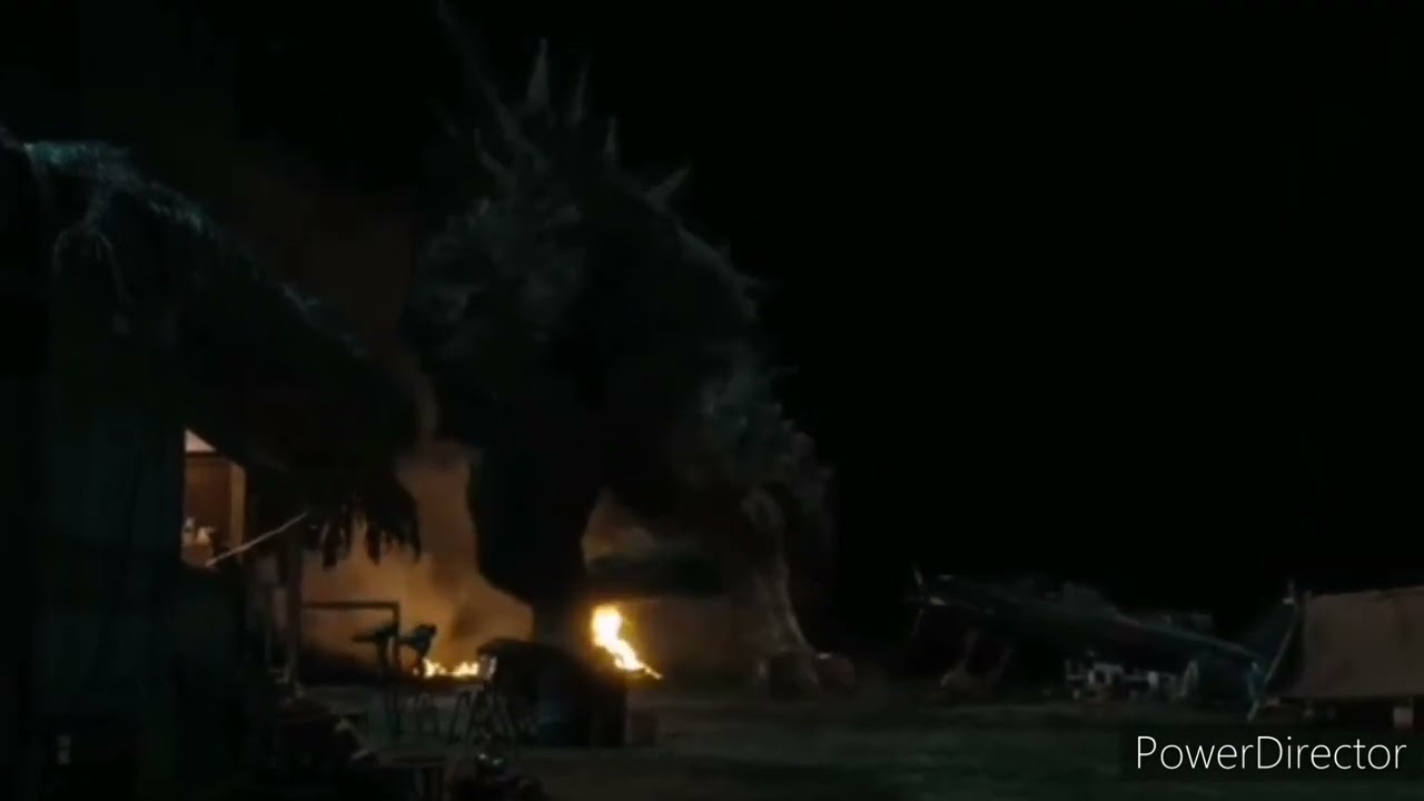 Odo island attack with custom roars (Godzilla Minus One 2023)