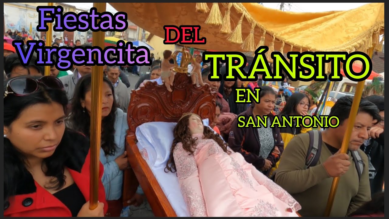 Que mega fiesta le celebraron a La virgen del tránsito 