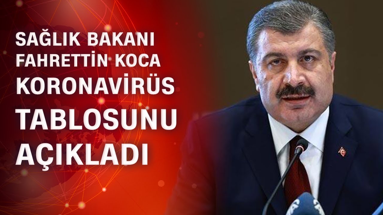 Sağlık Bakanı Fahrettin Koca, T&uuml;rkiye'nin koronavir&uuml;s tablosunu a&ccedil;ıkladI / 10.10.2020