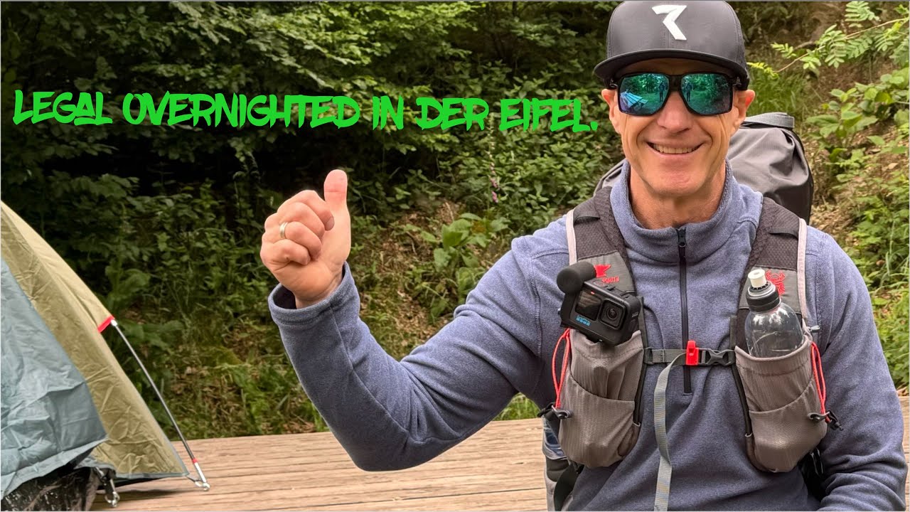 Legal Zelten in der Eifel l 2024 #overnightcamp #trekking 