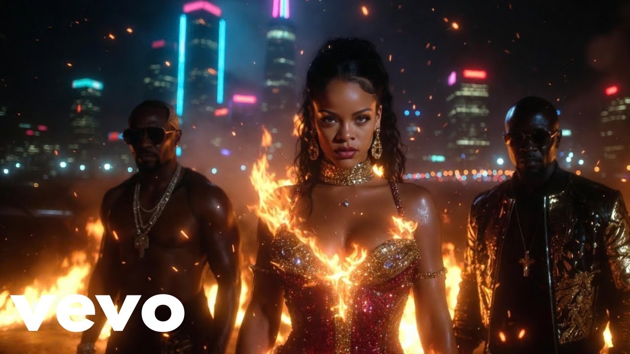 Rihanna x Sean Paul x Akon  - Fire in The Night (2026 Ai inspired Music)
