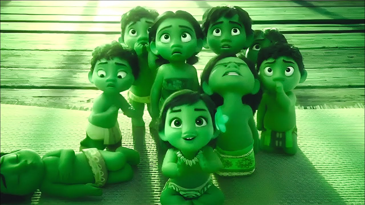 Moana - Kids Funny Storytelling Reaction | Sponsored by Gamavision Csupo Effects