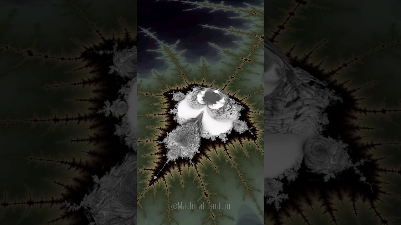 Mandelbrot Set evolves into the Mandelbulb :) #Fractal #3D #MathArt #Mandelbrot #Science #codeart