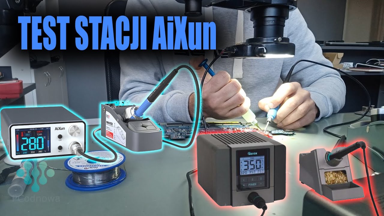 (Pseudo)recenzja stacji AiXun T3A - czy można lutować łatwiej?