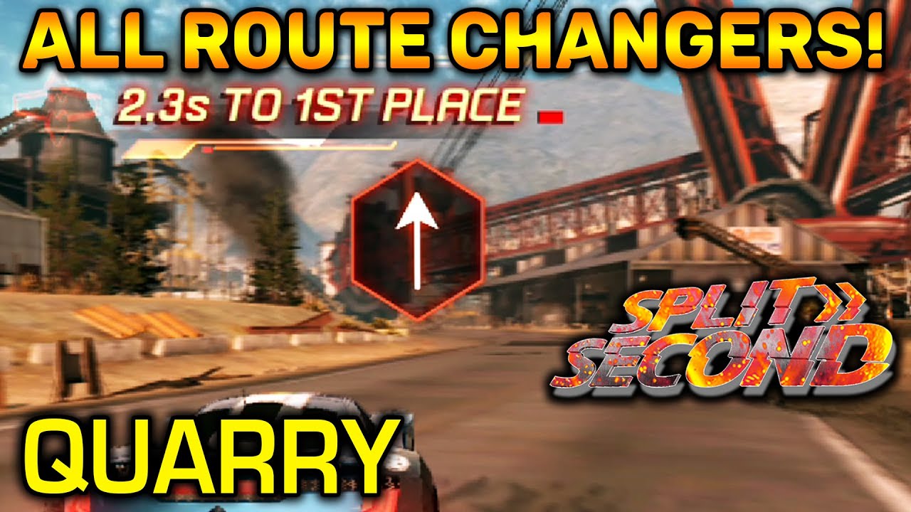 A Double GEAR GRINDIN' Route Changer in the Quarry! | Split/Second