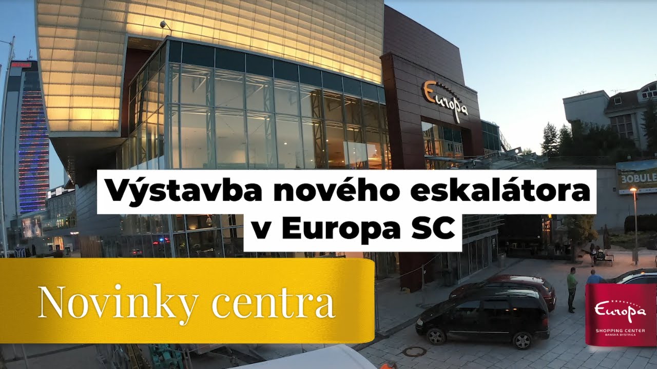 Výstavba eskalátora 2020 !