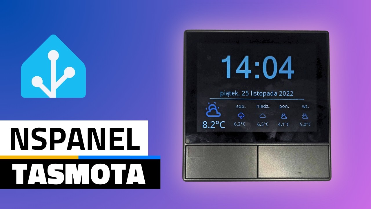 NSPanel zmiana oprogramowania Tasmota