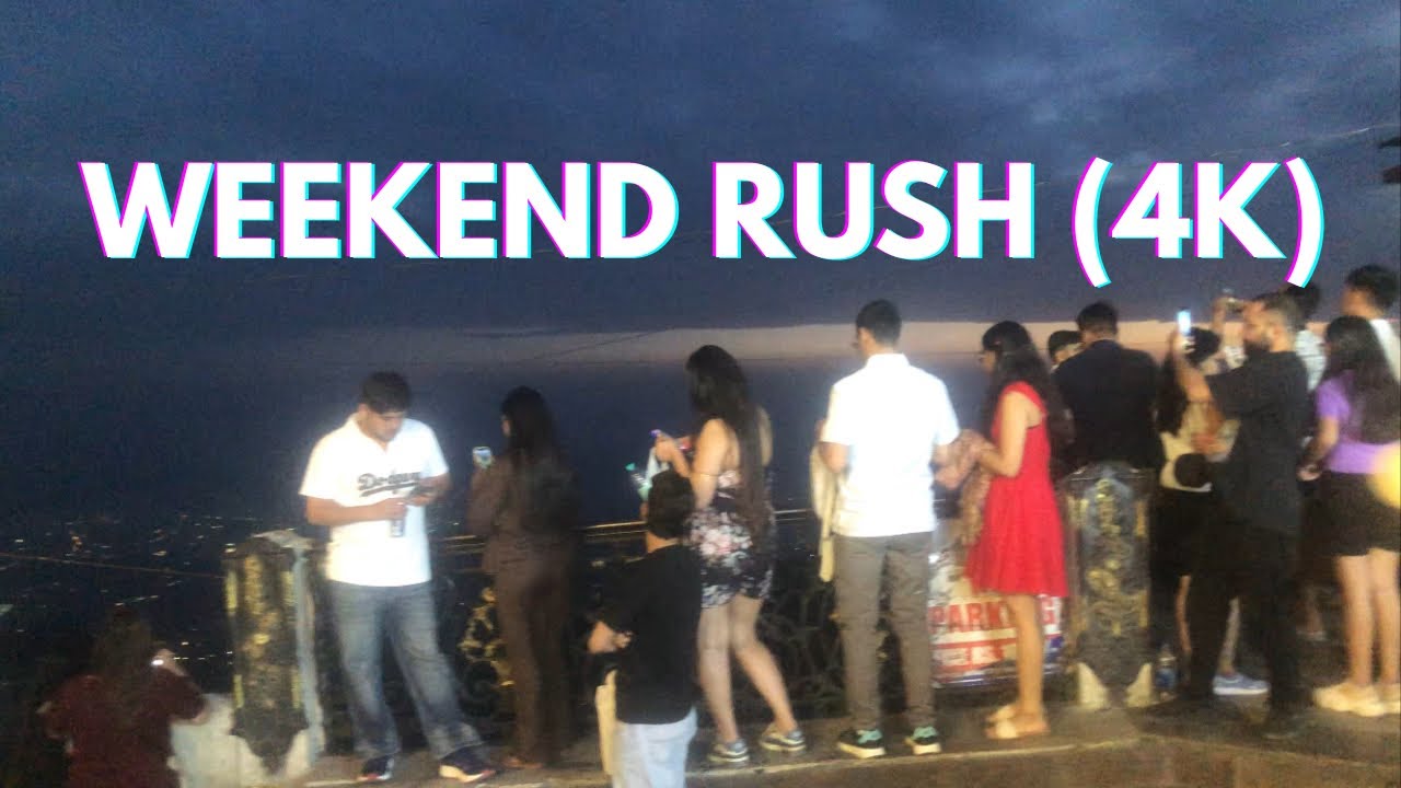Mussoorie Weekend Rush: Night Walk on Mall Road (4K Raw)