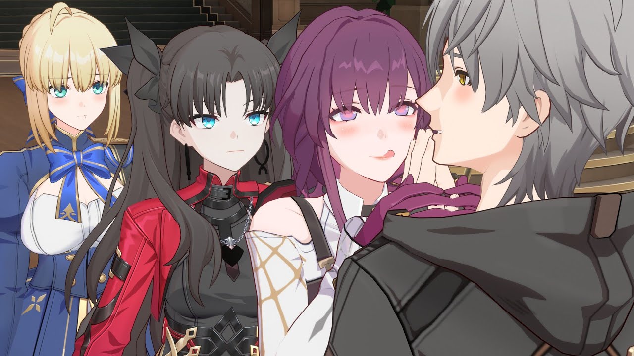 Rin Tohsaka Jealous of Kafka in Caelus Harem
