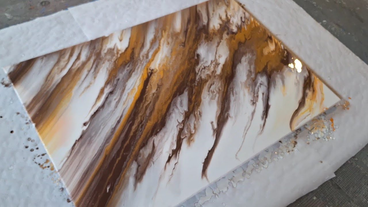 TÉCNICA ORIGINAL ✨️🎨 EFECTO MÁRMOL  ESPECTACULAR 🔥 ARTE FLUIDO 👌 EN OBRAS GRANDES ✅️