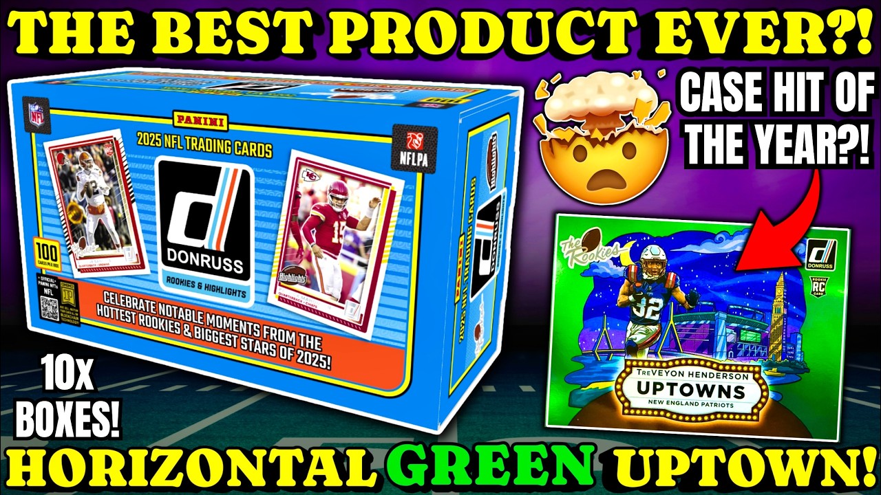*The GREATEST Product Ever?!🚨 2025 Donruss Rookie Highlight Premium Green Uptown Boxes!🤯