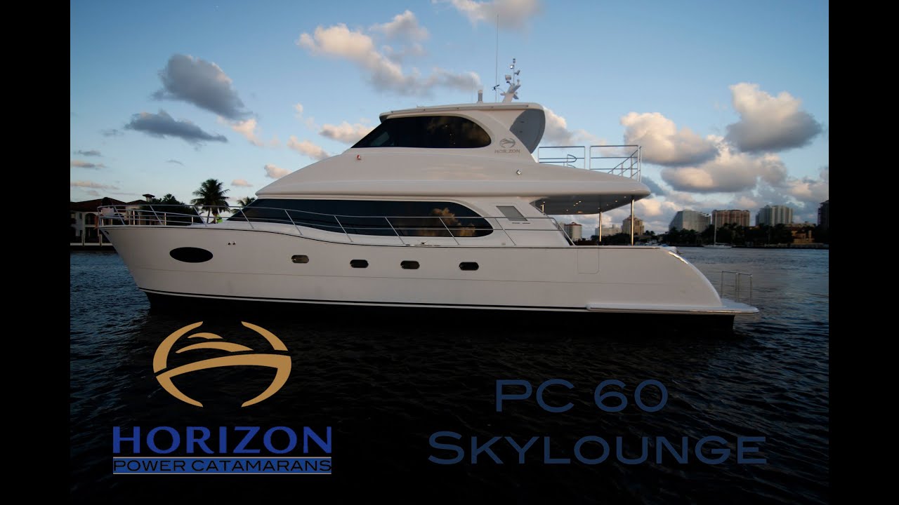 Horizon Yachts PC 60 - Power Catamaran - Performance and panache.