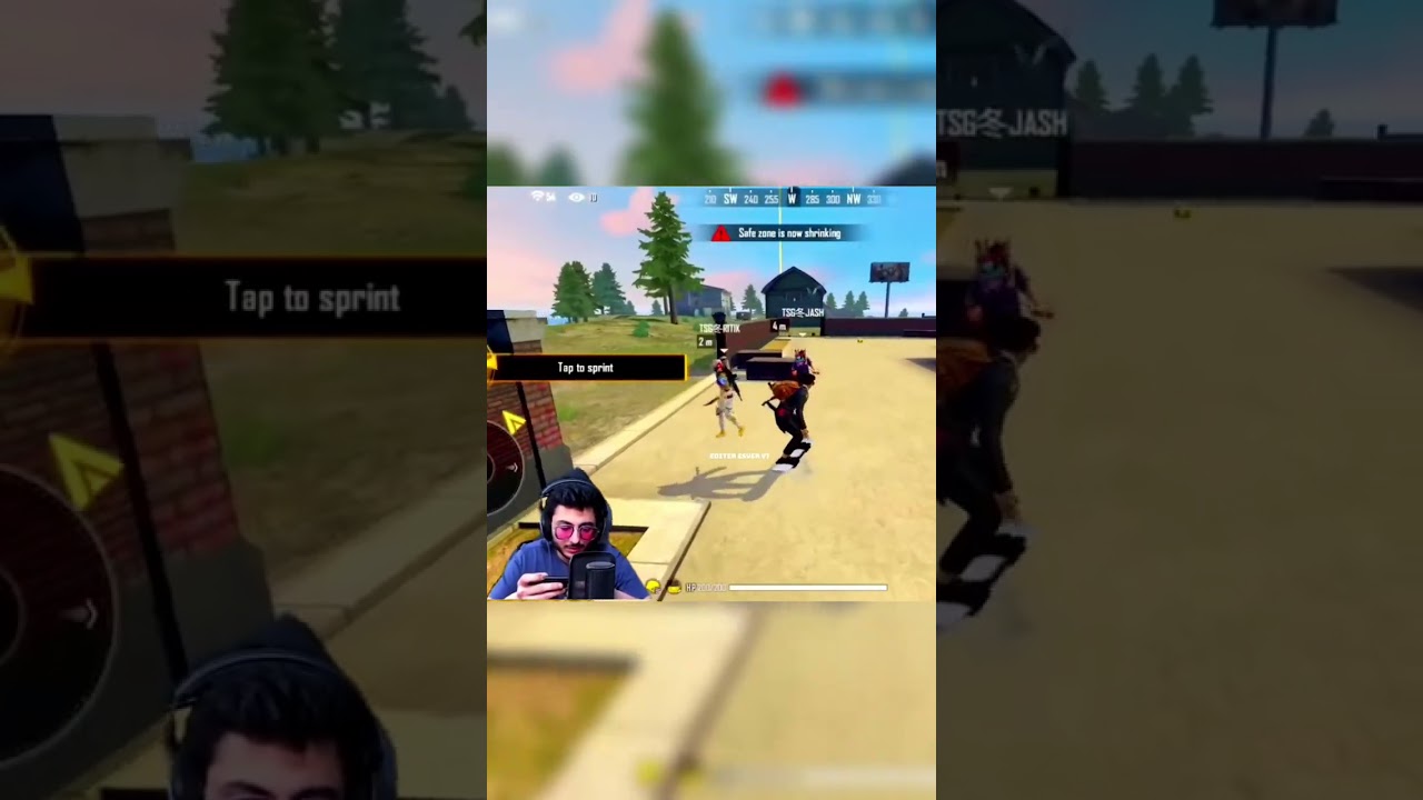 jain  ritik Teaches  carryminati How To Use Skateboard In Free Fire 😌❤&zwj;🩹  #freefirelive