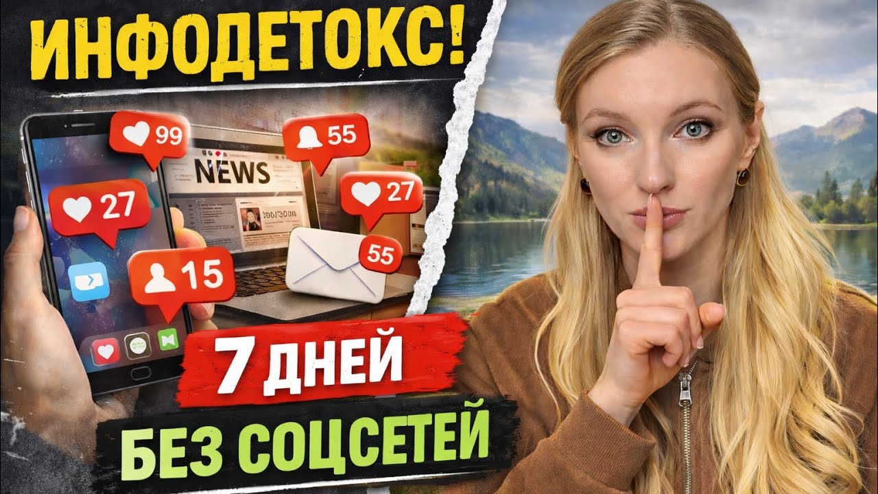 Я начинаю инфо-детокс: неделя без соцсетей (цели и правила)