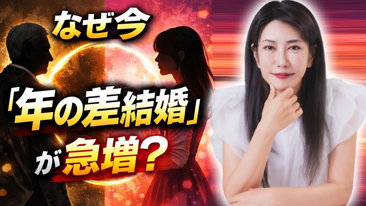 【中野信子】 なぜ今「年の差結婚」が急増しているのか？【脳科学】