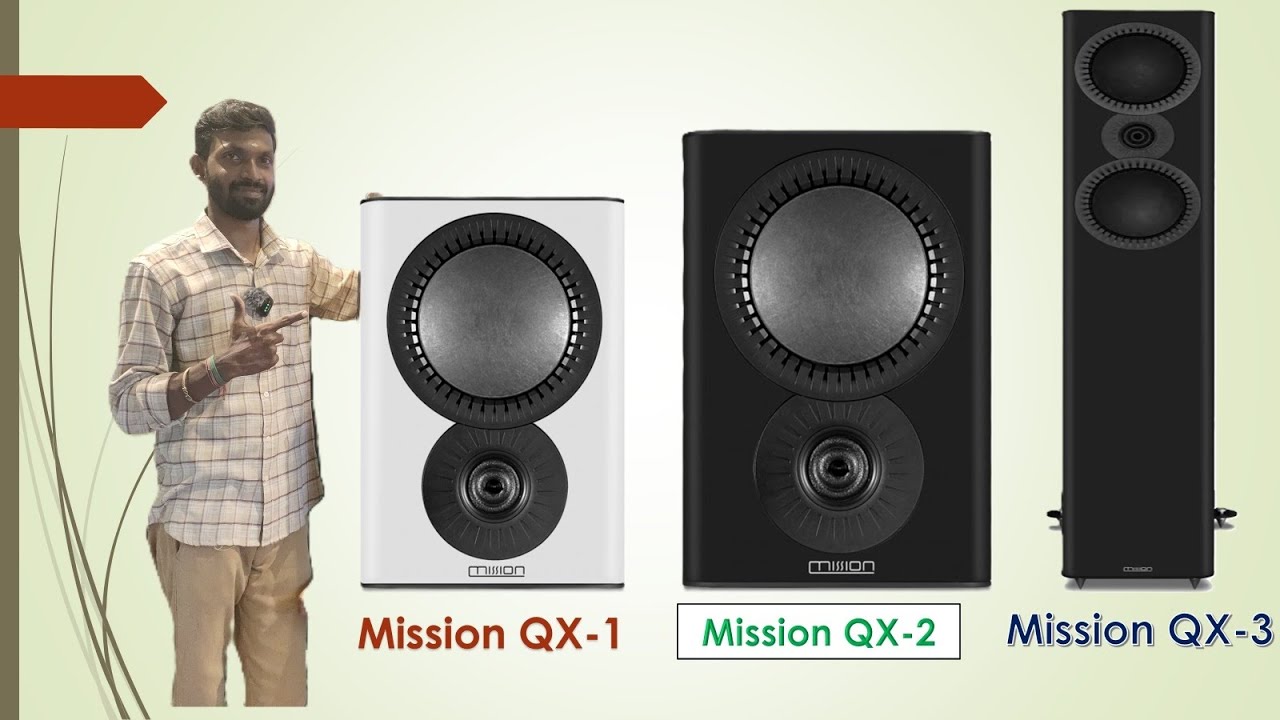 Mission QX-1: QX-2 : QX-3 MKII Bookshelf & Tower Speakers For Sale