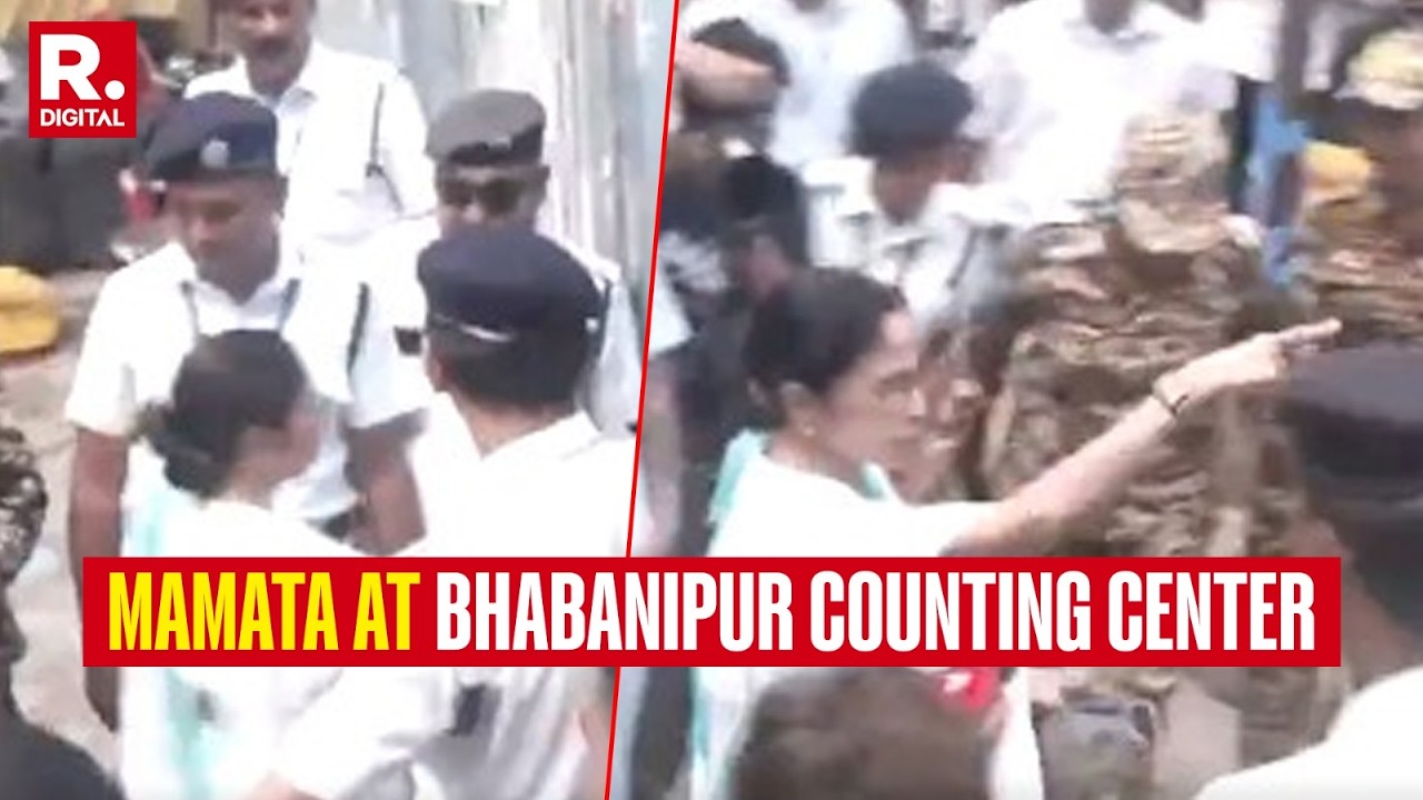 Mamata Banerjee Rushes Into Bhabanipur Counting Hall As BJP Nears 200 In Bengal Election Results