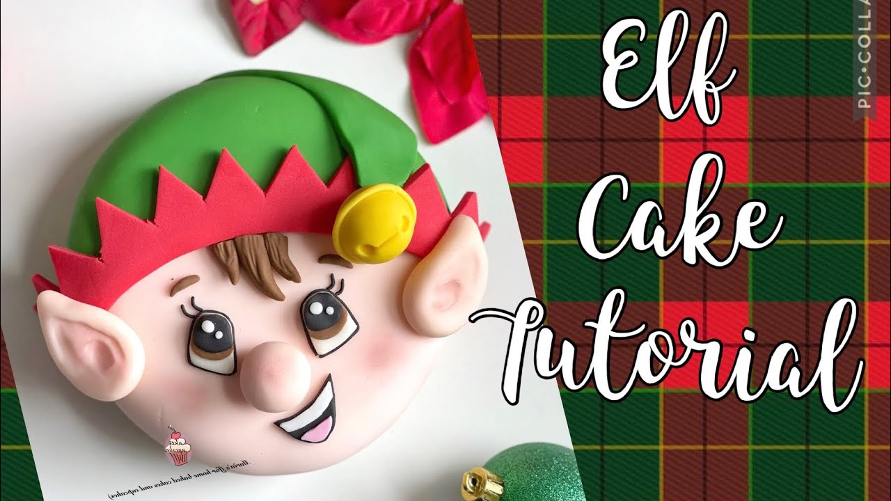 Christmas Cake tutorial | Elf Cake tutorial | Easy Christmas Cake Tutorial | How to make an Elf cake