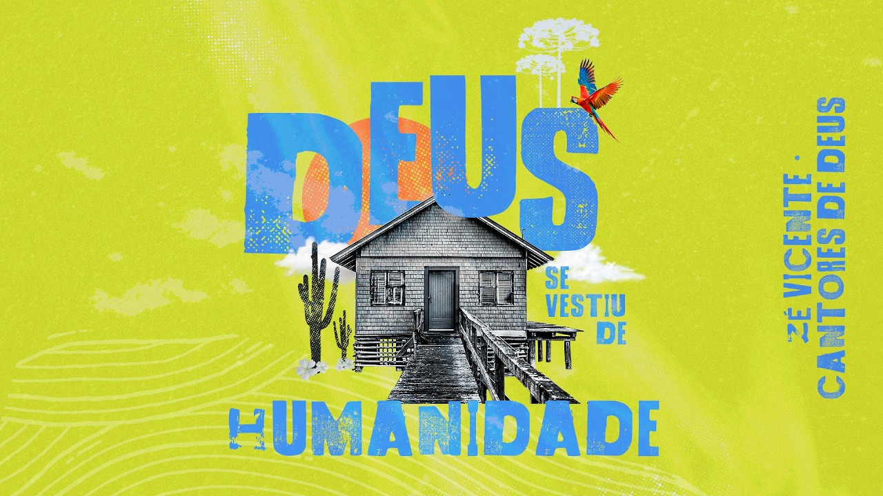 Zé Vicente feat. @Cantores de Deus - Deus se vestiu de humanidade (Lyric Vídeo)