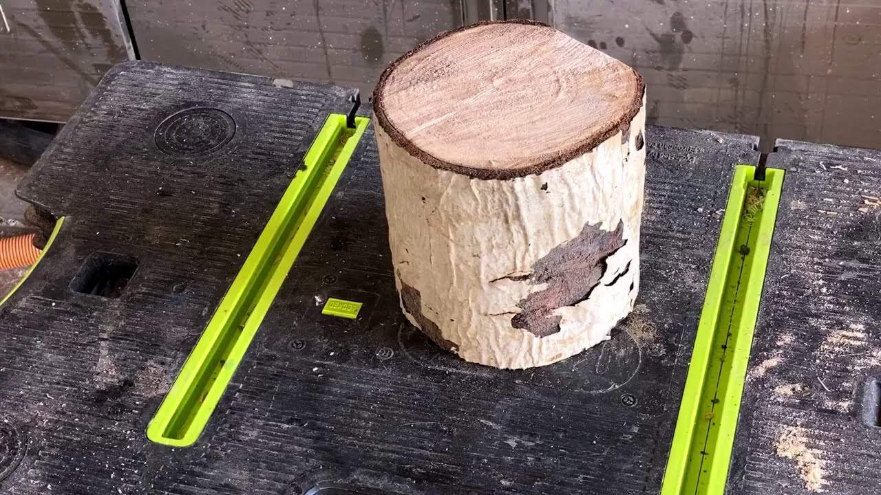 Woodturning - Aspen Log to Hollowform Bowl
