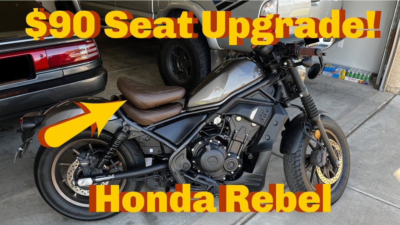 $90 Amazon Seat Upgrade for Honda Rebel 500 300 CMX300 CMX500