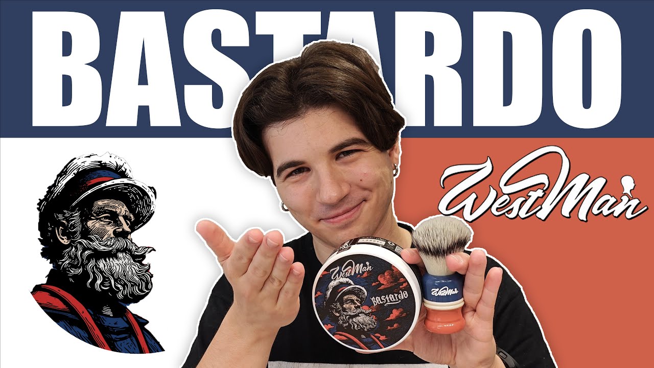 Un set...DA INSULTO🐳 // Sapone da barba WestMan Bastardo, pennello WestMan sintetico G8 + Mühle R41