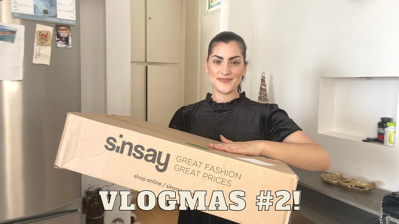 VLOGMAS #2 2021! - Sinsay Haul | Cintia.