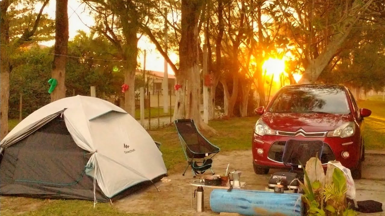 Acampamento na praia - Torres , Rio grande do sul