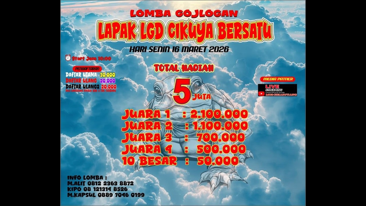 [🔴Live LGD Cikuya ] - Babak  5 Gojlogan Senin