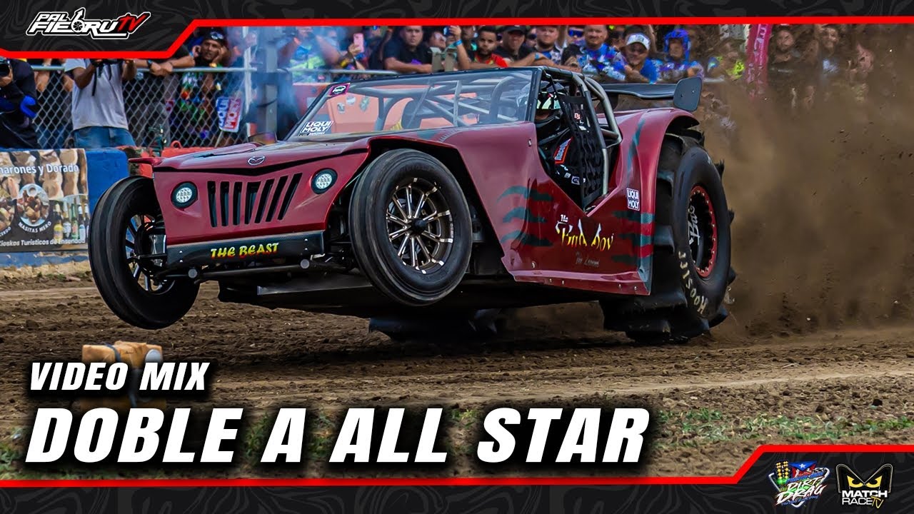 Video MIX Doble A All Star en la Puerto Rico Dirt Drag Guanica!!