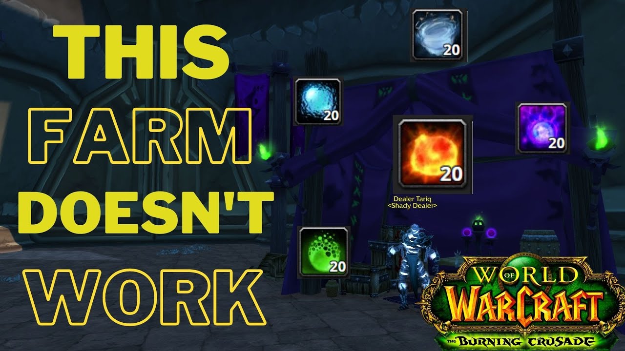 The worst way of farming motes and primals in Classic TBC. I wasted hours so you don't have to.