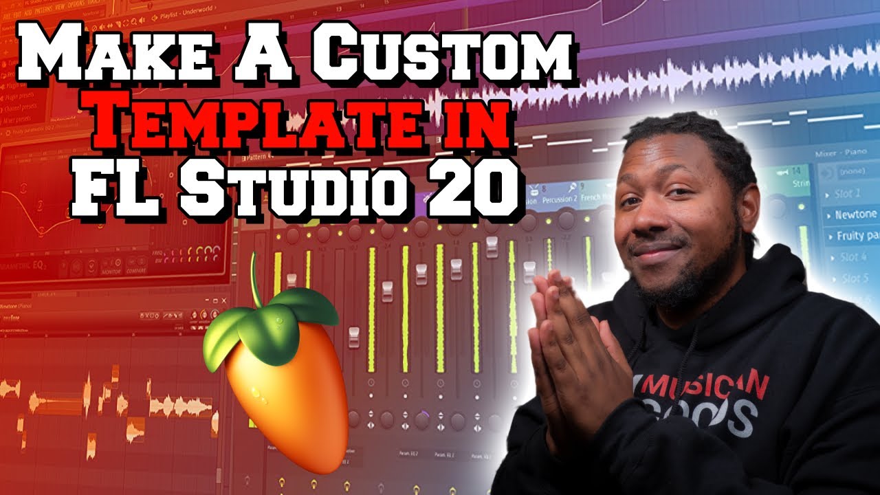 How to make a custom template in FL Studio 20 to speed up workflow! (Workflow tips)