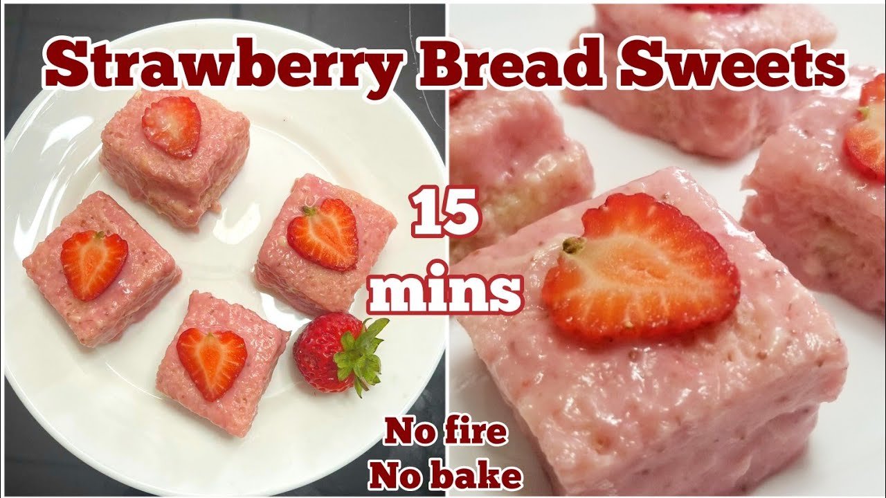 Strawberry dessert recipes no bake | strawberry cheesecake no bake | special sweet recipes