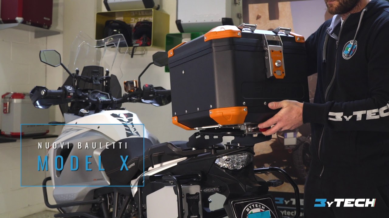 MyTech Model-X aggancio bauletto 44 litri nero rapido
