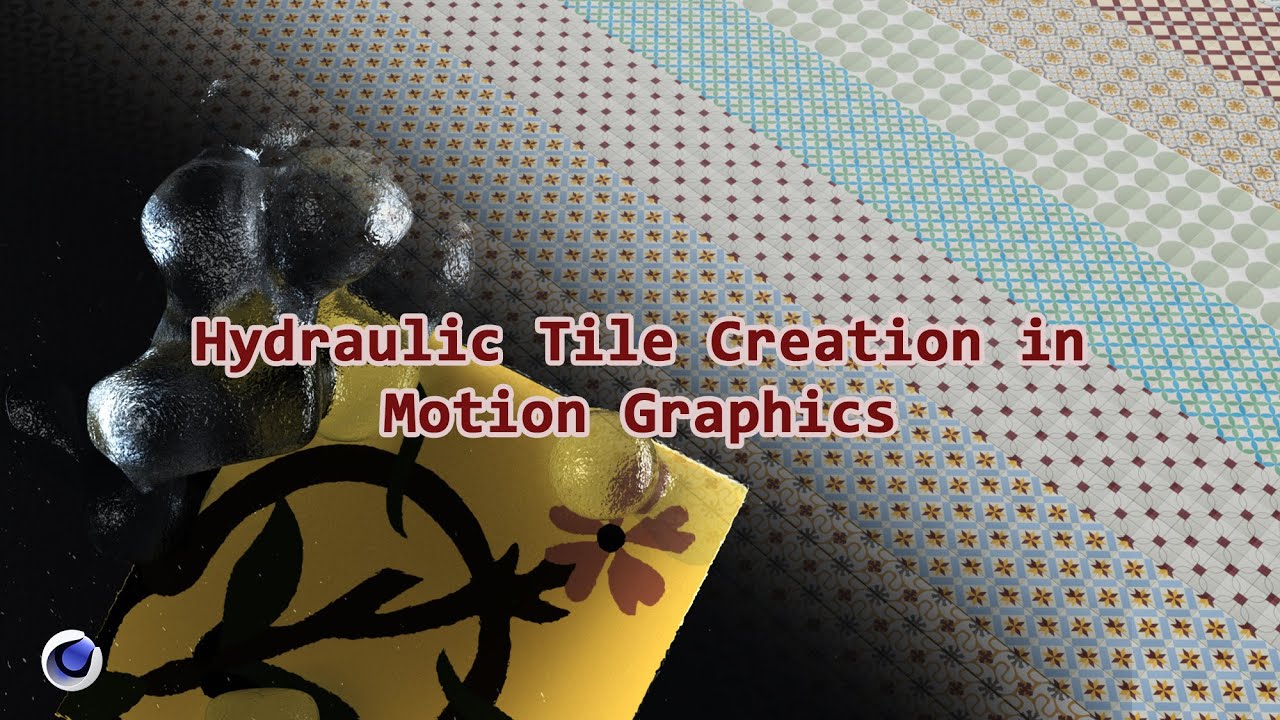 Hydraulic Tile Creation in 3D | Cinema 4D Final Project