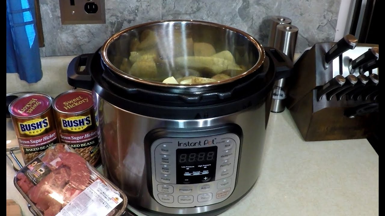 Instant Pot Slow Cooker Cowboy Stew