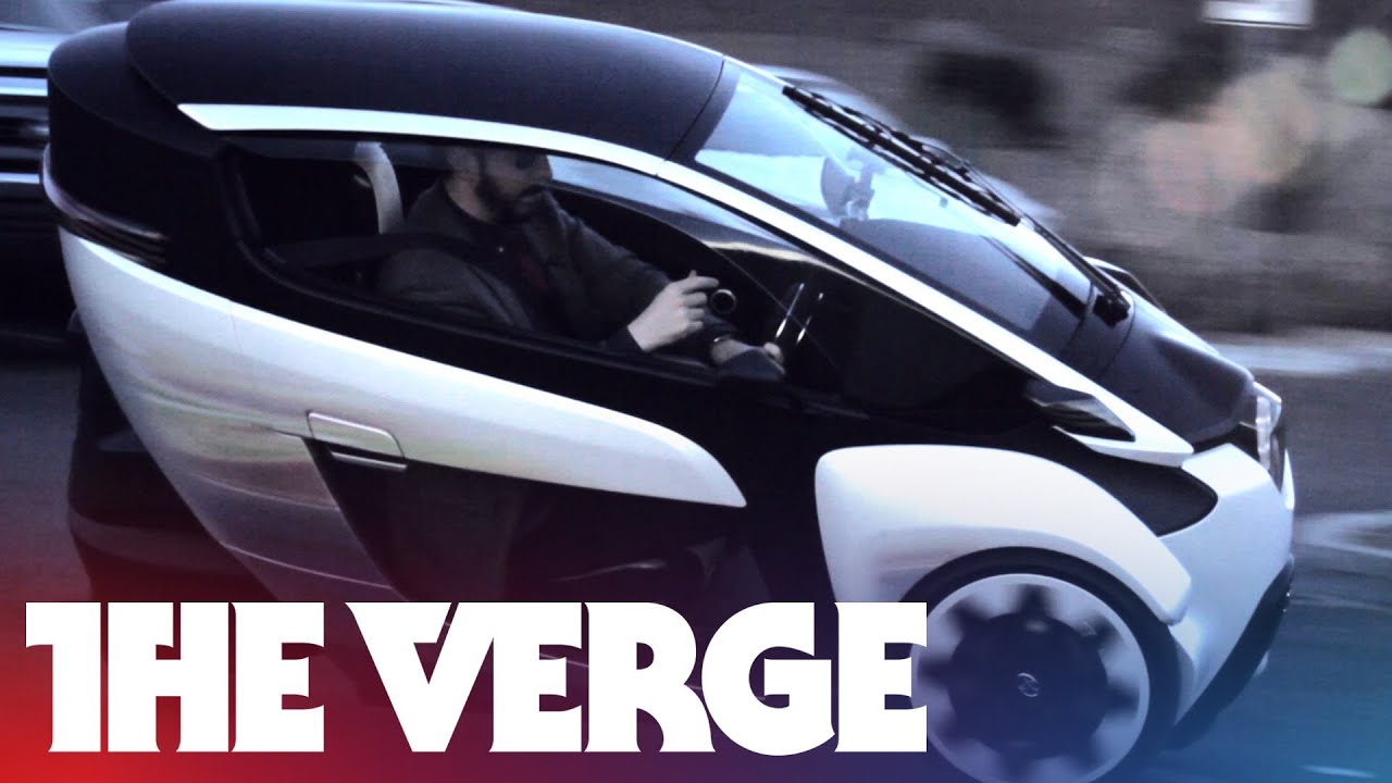 Driving the Toyota i-Road concept car