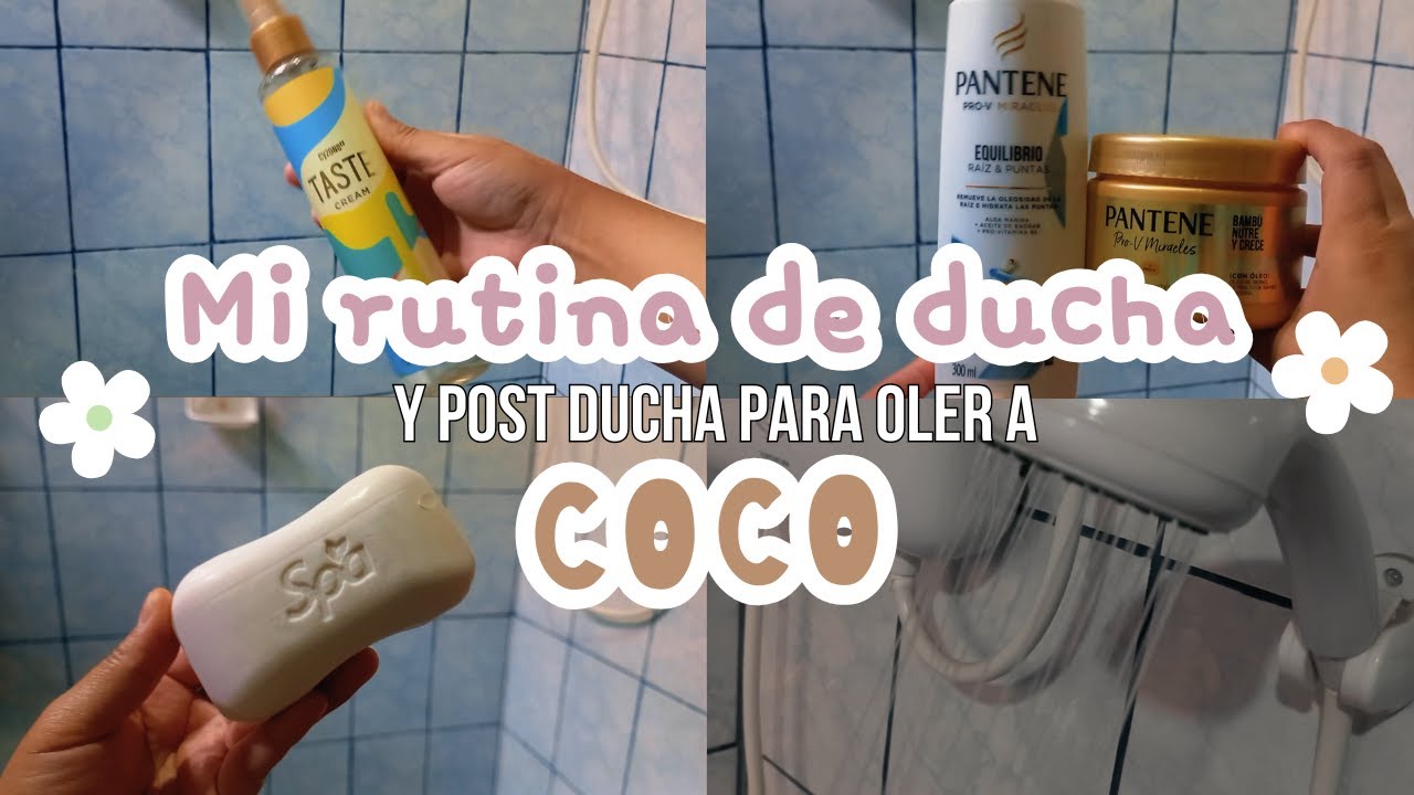 💫​Rutina de DUCHA 🚿y post ducha PARA OLER A COCO 🥥​🍪​୭🧷✧˚. ᵎᵎ ⛱️​ cremas, perfumes, shampoo, reseñas