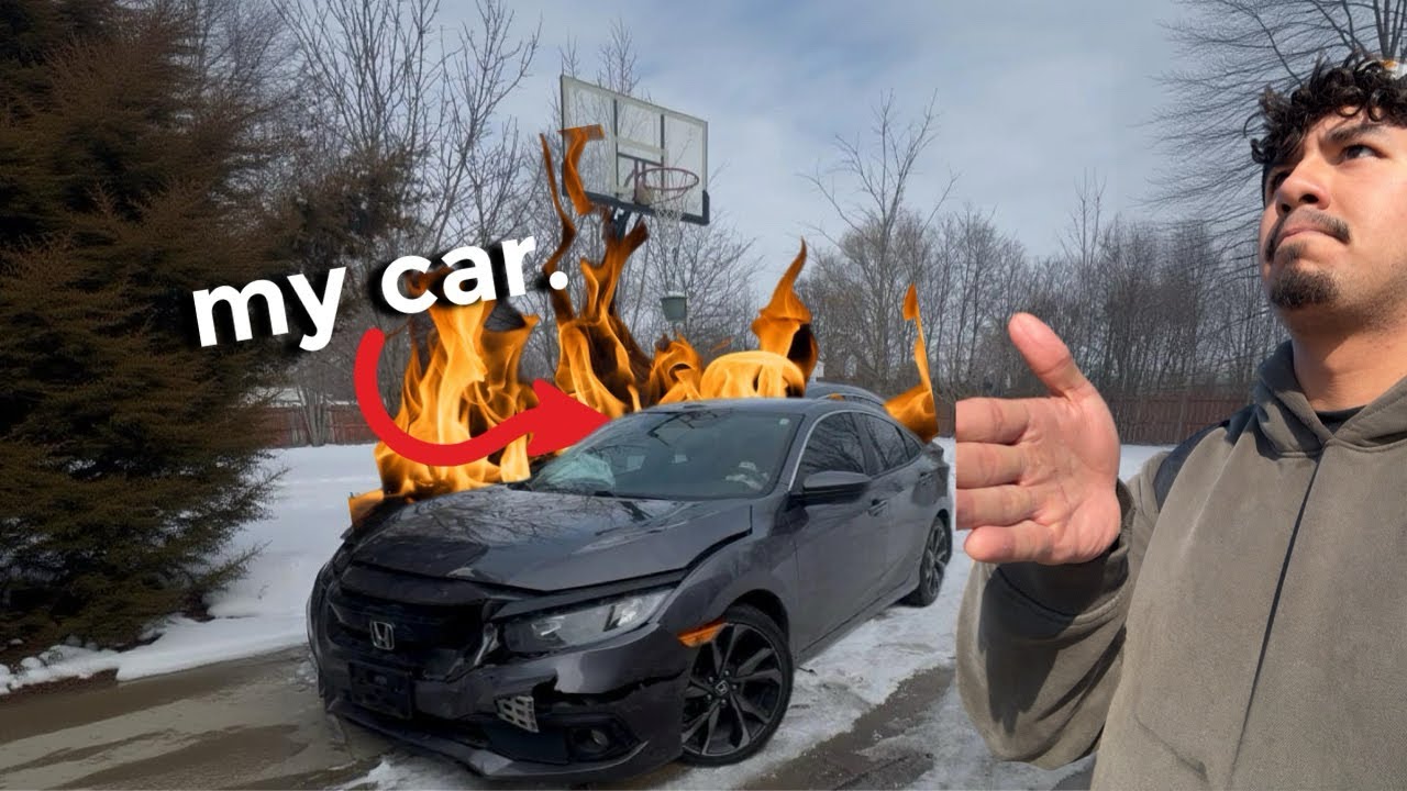 I crash my car…