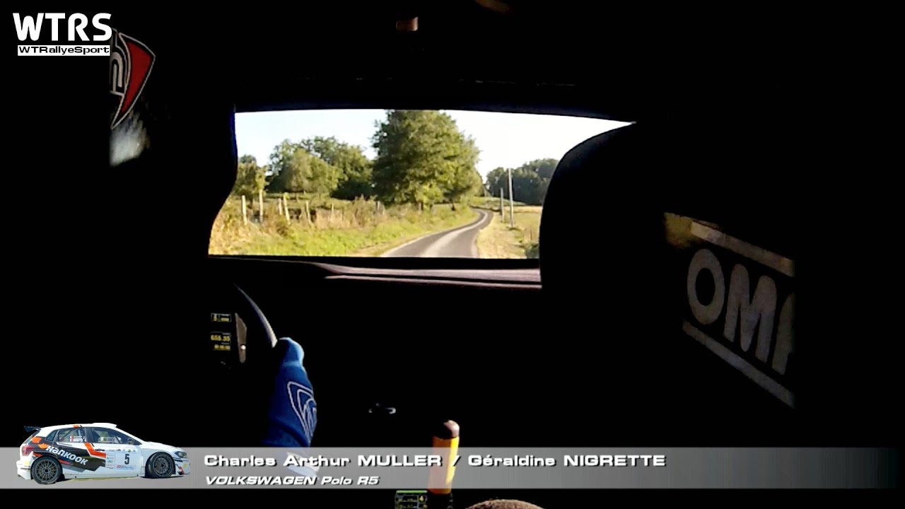 Cam Emb | ES4 Rallye du Pays de Saint-Yrieix 2023 | MULLER / NIGRETTE | Polo R5 [HD] - By WTRS